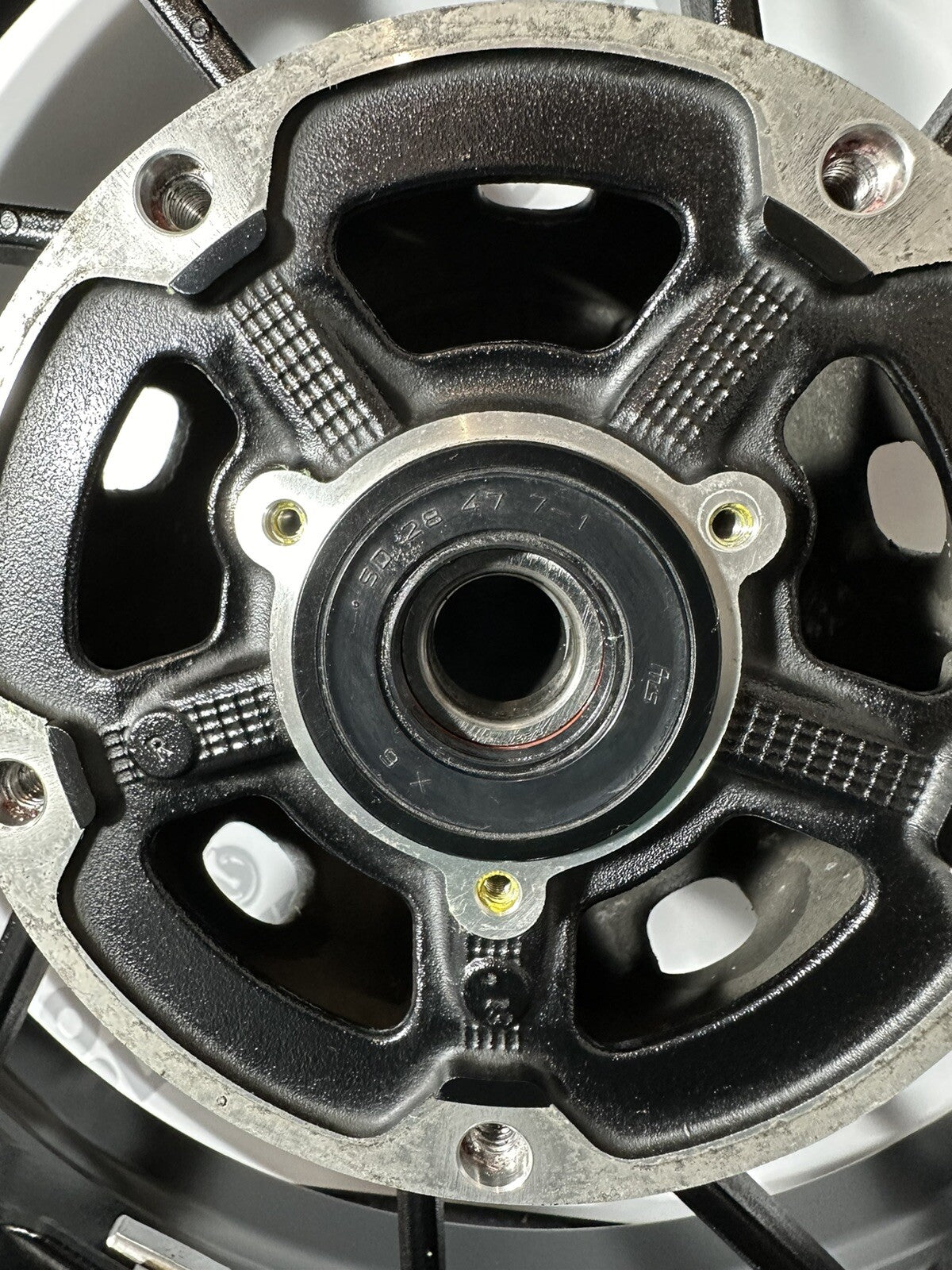 Yamaha R7 690 2024 Rear Wheel Rim Black Only 1784 Miles 2022 2023 OEM MT07