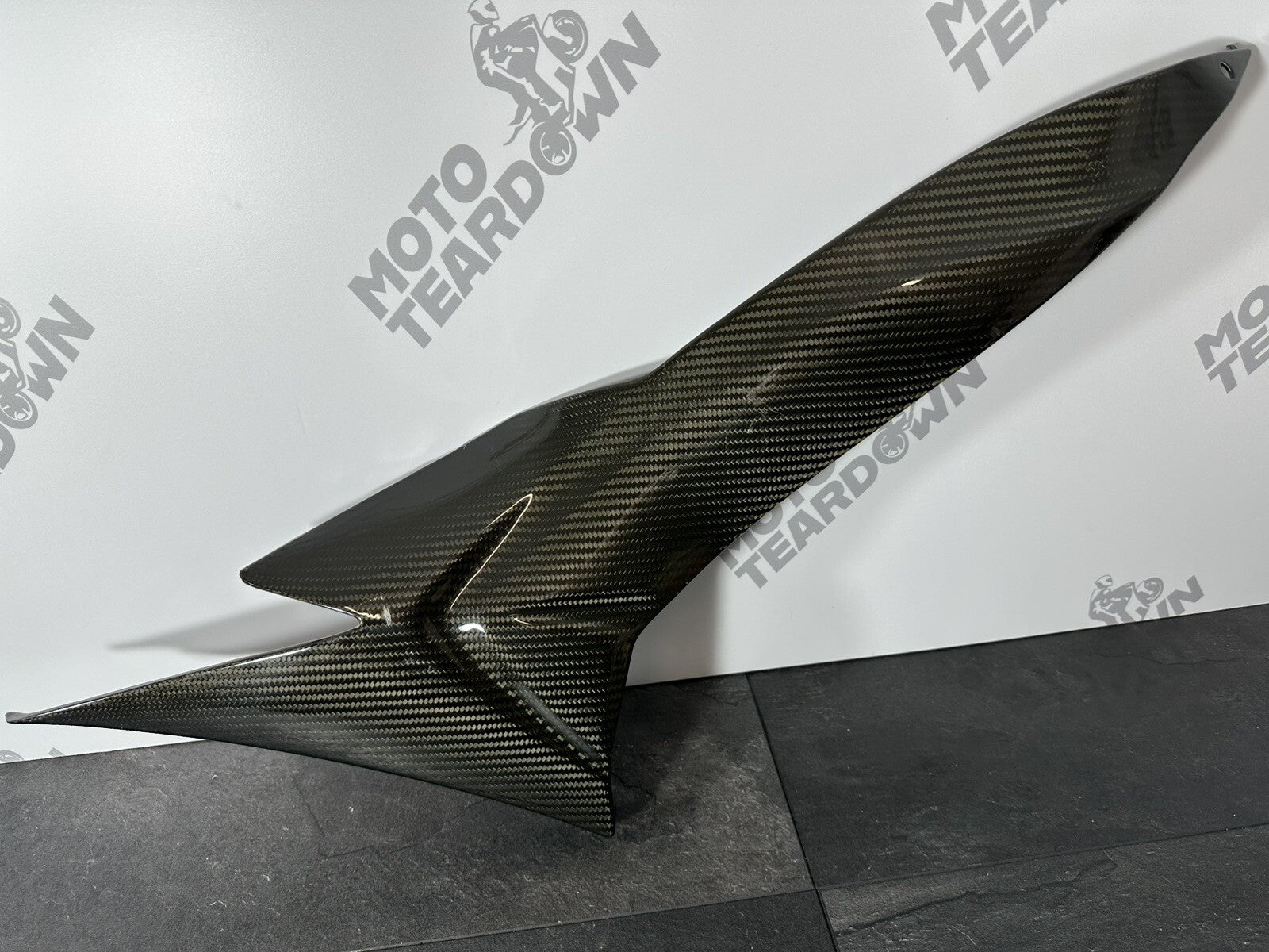 Suzuki GSXR 1000 2009 Right Side Tank Panel Carbon Fibre 2009-2016 9715 Miles