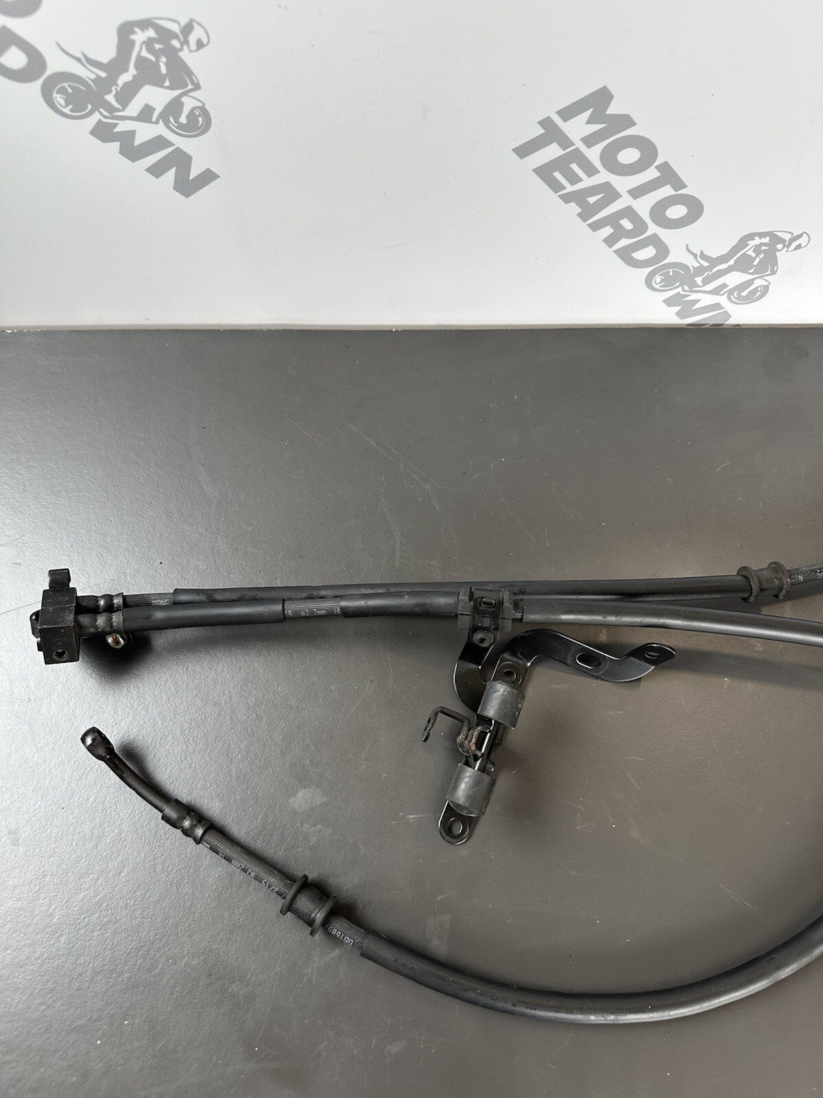 Yamaha MT09 Front Brake Hoses MT-09 Front Brake Hoses ABS HOSES 2017-2020 OEM