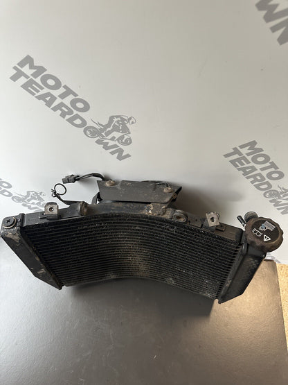 Triumph SPEED TRIPLE 1050 2013 RADIATOR WITH FAN 2011-2015 Radiator And Fan