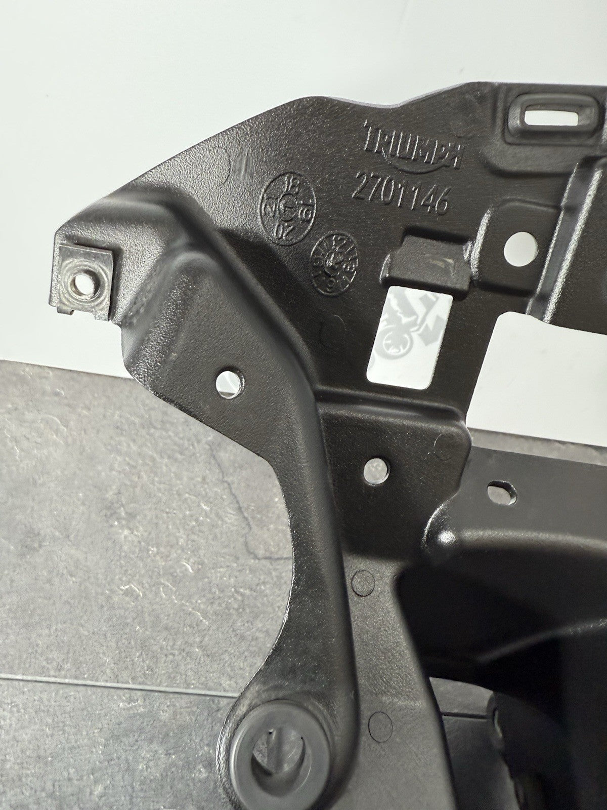 Triumph Street Triple 765 RS 2021 Clock Stay & Light Mount 21650 Miles 2020-2022