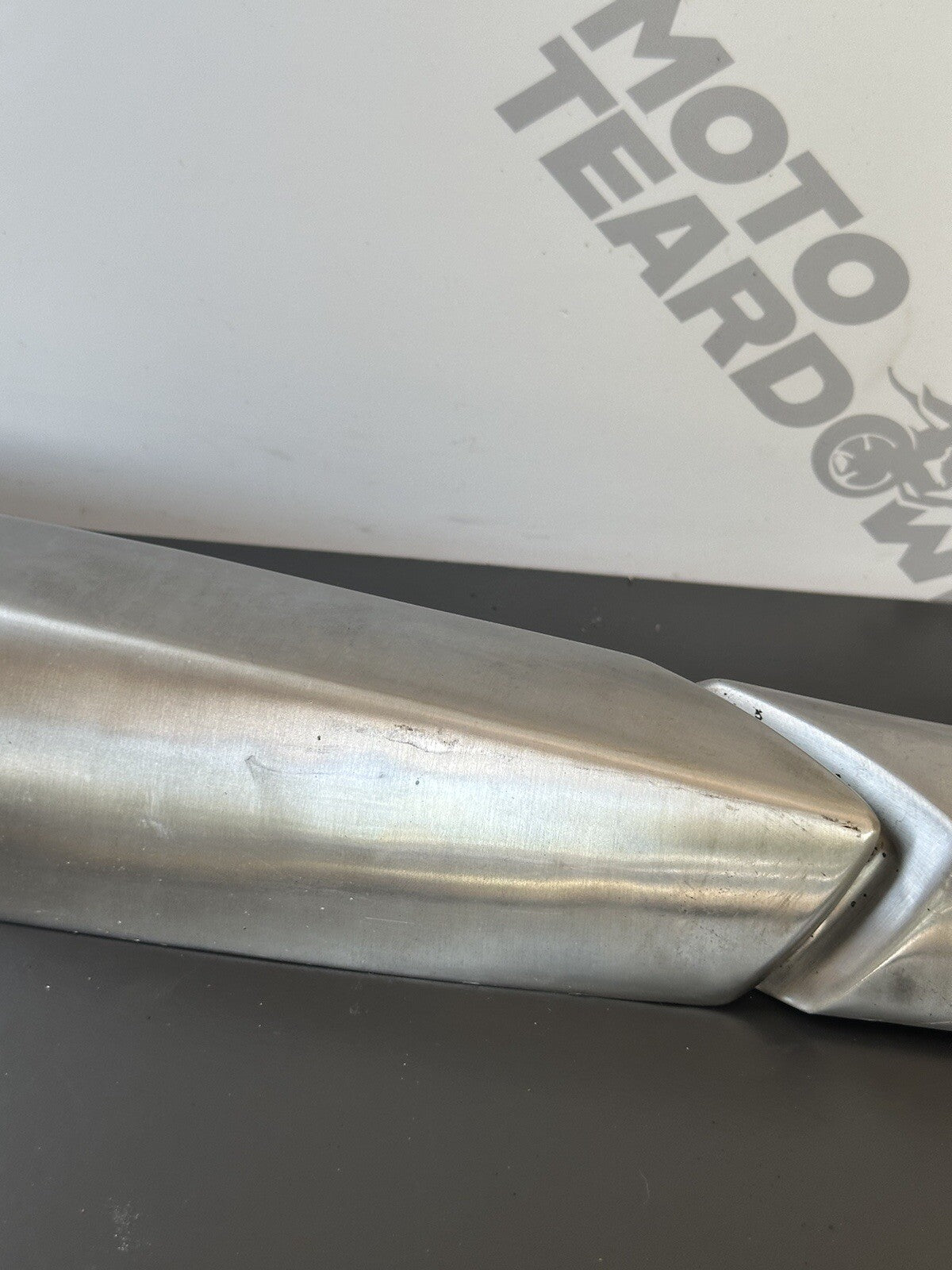 TRIUMPH SPEED TRIPLE 1050 EXHAUST HEAT SHIELD 19,161 Miles 2013 1050 Heat Shield