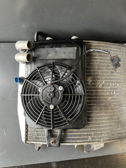 KTM 1190 RC8 Radiator And Fan 69035010033 KTM 1190 Radiator And Fan OEM 2010
