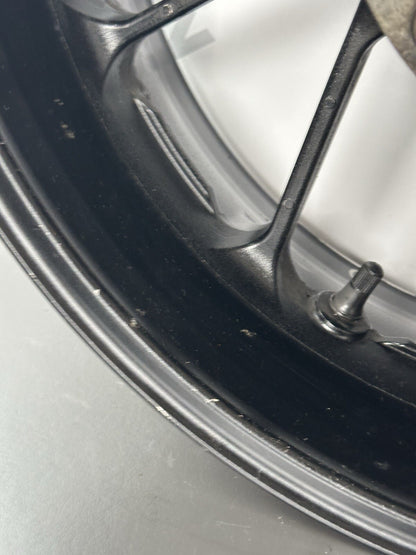 Yamaha MT07 ABS 2014 - 2017 Rear Wheel Rim Ever So Slightly Out Of Alignment OEM