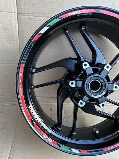 Ducati 959 Panigale rear wheel black Rear Wheel 959 Rear Wheel READ DESCRIPTION
