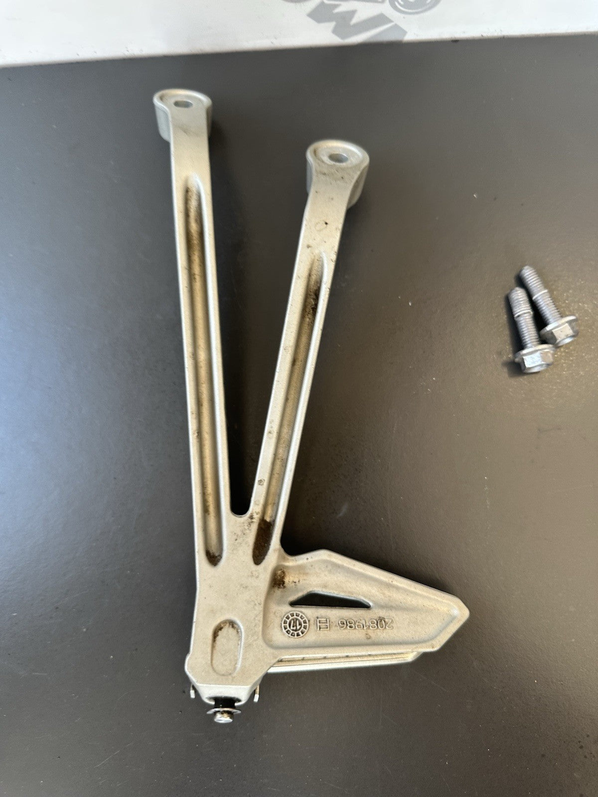 TRIUMPH STREET TRIPLE Right Pillion Footrest Hanger- 765R 765RS T2081987 2017-19