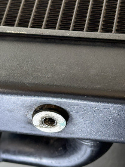 TRIUMPH TRIDENT 660 Radiator And Fan 2021-2024 Water Tight But Slight Kinked OEM