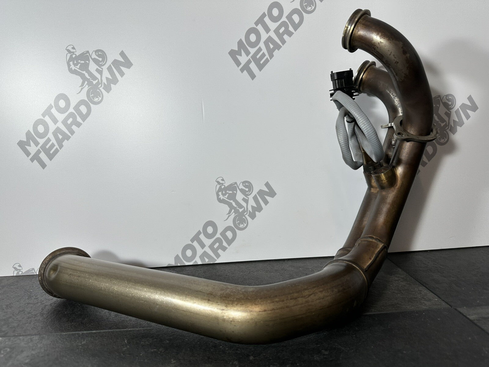 KTM 790 Duke 2020 Exhaust Downpipes Manifold Lambda 3766 Miles 2018 2019 OEM