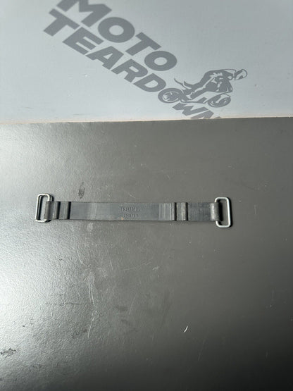 TRIUMPH STREET TRIPLE 675 BATTERY STRAP 2013 - 2016 T2501789 12,409 Miles Strap