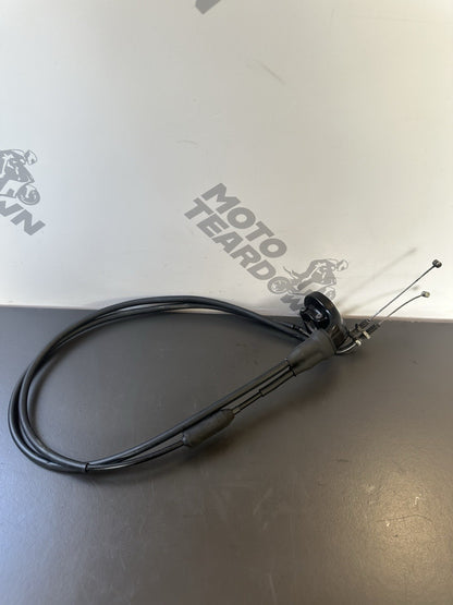Triumph Street Triple 675 675R Throttle Cables 2007-2011 8382 Miles 2049300 OEM