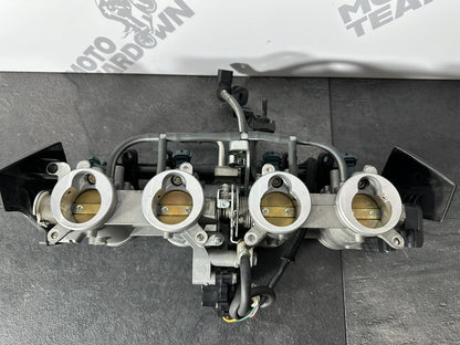 Kawasaki Z800 2016 Mikuni Throttle Bodies Injectors 12691 Miles 2013-2018 OEM