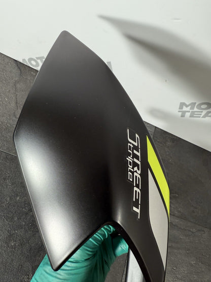 Triumph Street Triple 765 RS 2021 Rear Left Side Fairing 21650 Miles 2020-2022