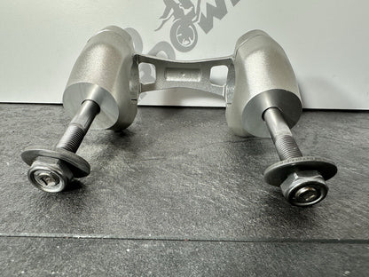Triumph Street Triple 765 RS 2017 Handlebar Risers Clamps 10580 Miles 2018-2024