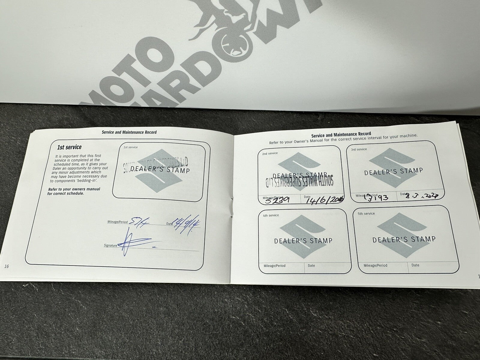 Suzuki GSXR 750 2013 Service Booklet Record 2011-2016 OEM GSXR 600