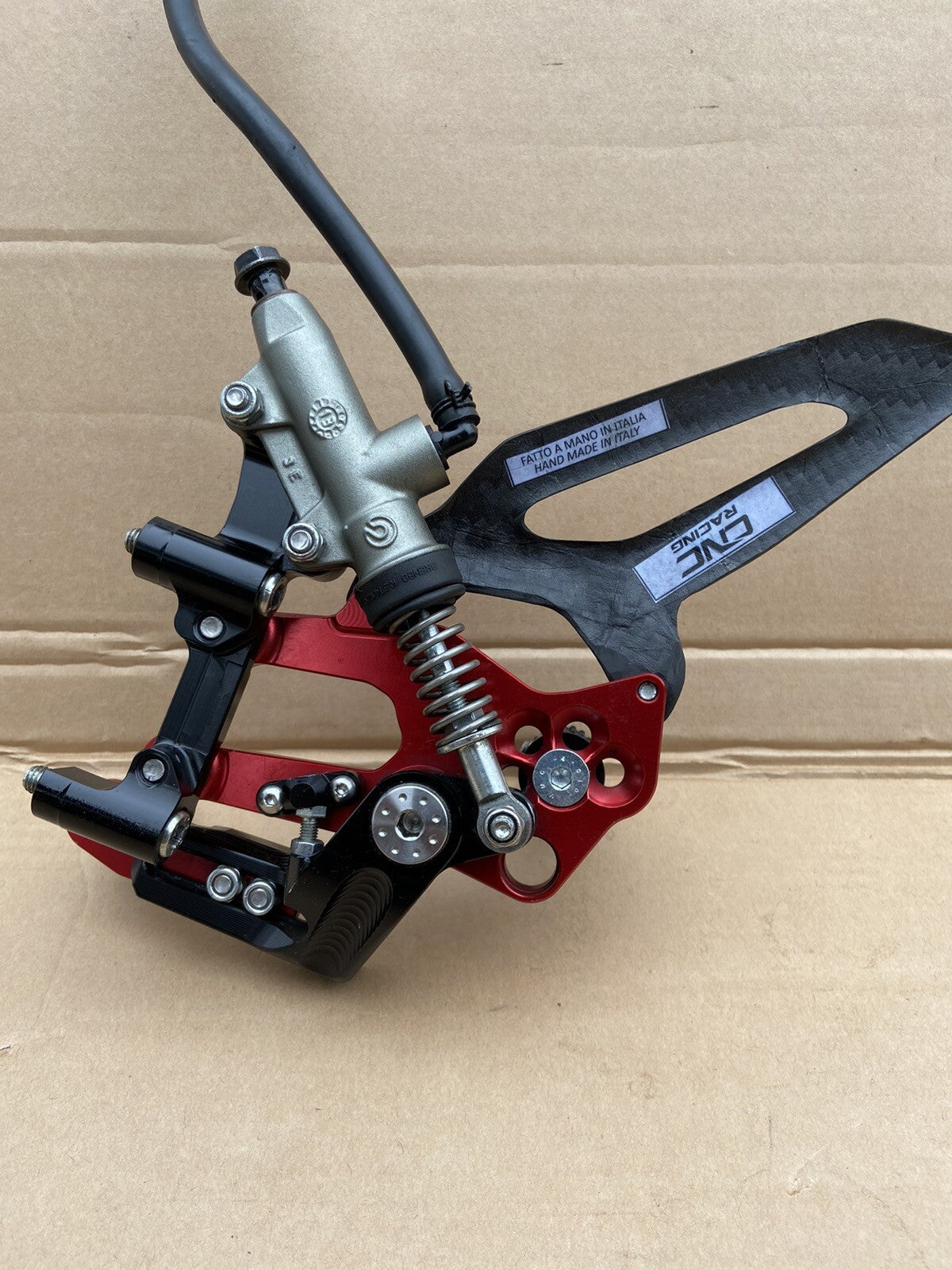 ADJUSTABLE RIGHT REAR SET EVO GP Edition Ducati SBK 959 1199 1299 Panigale CNC