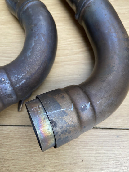 APRILIA TUONO V4 1100 Factory Exhaust Down Pipes 2020 Tuono V4 Downpipes OEM