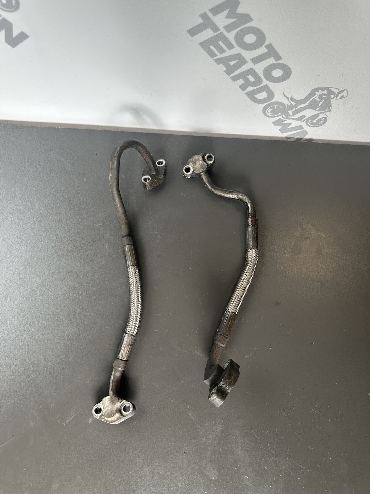 Triumph Speed Triple RS 1050 2019 2020 Oil Cooler Pipes Hoses Oil Hoses OEM