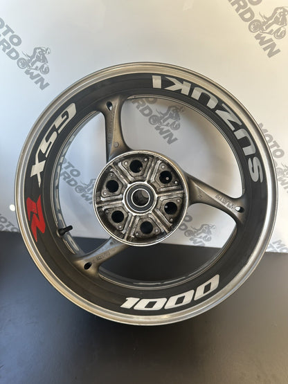 SUZUKI GSXR 1000 2009 -2016 REAR WHEEL REAR RIM OEM 33,787 Miles GSXRRear Wheel