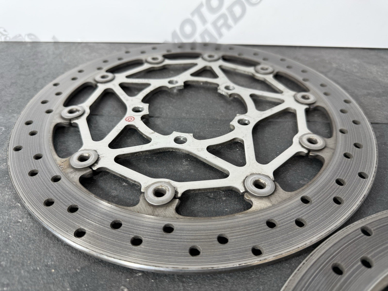 Triumph Street Triple 765 RS 2021 BREMBO Front Brake Discs 21650 Mile 2020-2022