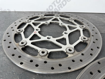 Triumph Street Triple 765 RS 2021 BREMBO Front Brake Discs 21650 Mile 2020-2022