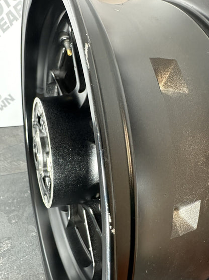 Yamaha R7 690 2024 Rear Wheel Rim Black Only 1784 Miles 2022 2023 OEM MT07