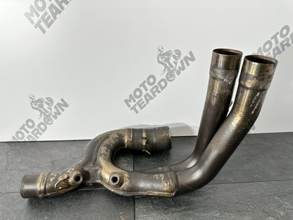 Aprilia Tuono V4 1100 2021 Exhaust Downpipe Link Section 6606 Mile 2022-2024 OEM
