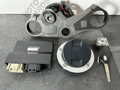 Suzuki GSXR 1000 2014 Lockset Ignition ECU Key Top Yoke 22774 Miles 2009-2016