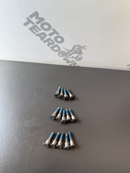 TRIUMPH STREET TRIPLE 675R Front And Rear BRAKE DISC BOLTS 2010 Front And Rear