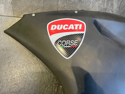 Ducati Panigale 1199 S 2012-2014 Carbon Fibre Matte Side Race Fairings 1299 899