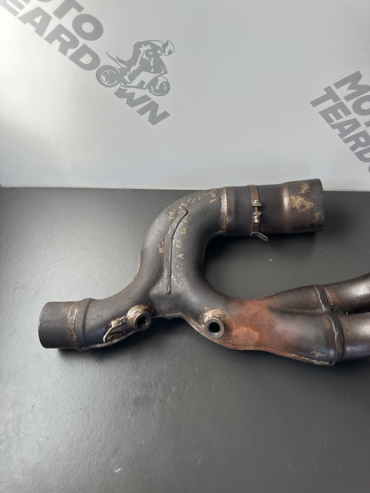 Aprilia Tuono V4 1100 Factory Exhaust Link Pipes Manifold RSV4 2017 OEM EXHAUST