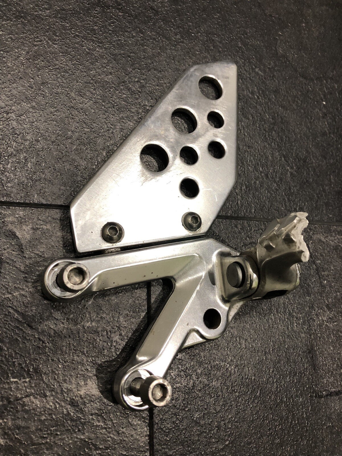 Aprilia RSV 1000 Factory Left Foot Rest Foot Peg Rear Set 2011 OEM