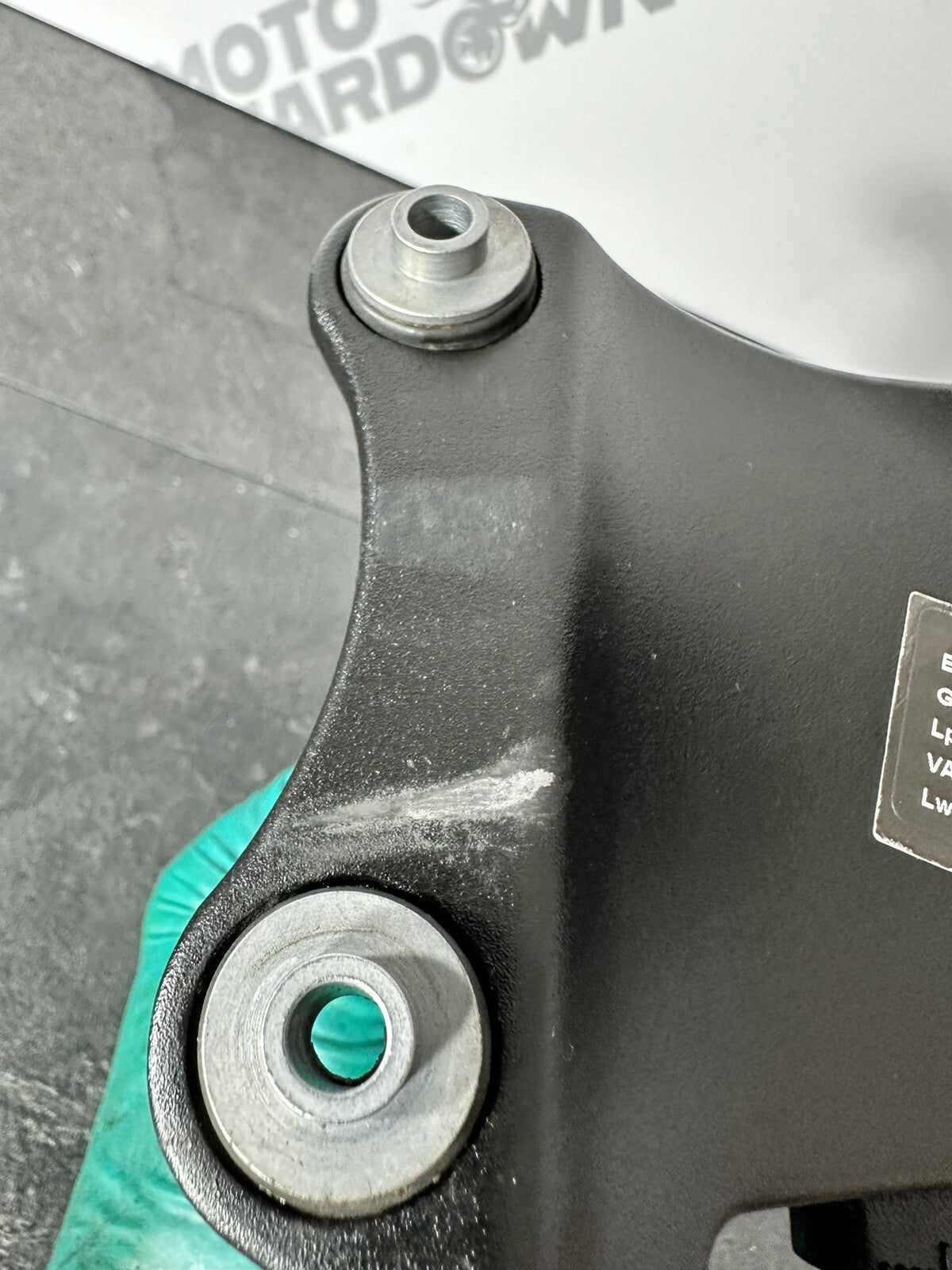 Triumph Street Triple 765 RS 2018 Clock Stay Top Bracket 15244 Miles 2017-2024