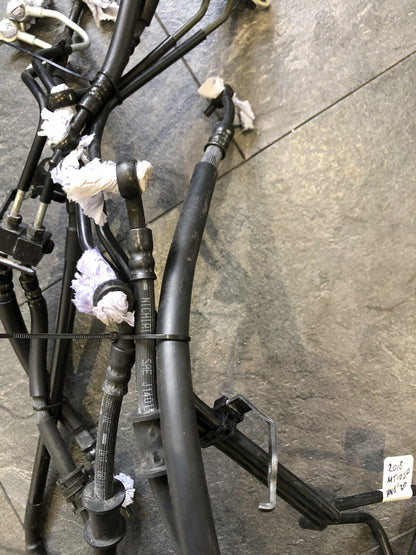 Yamaha MT10 SP 2018 Brake Hoses ABS System Full Set Hoses Only 5800 Miles OEM