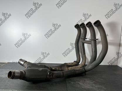 Suzuki GSXR 1300 2016 HAYABUSA Downpipes Manifold Exhaust Headers 18408 Miles