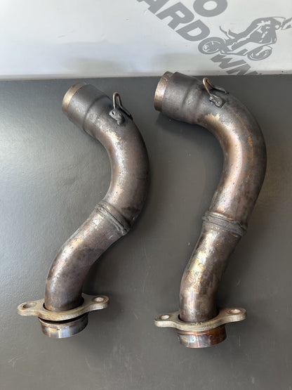APRILIA TUONO V4 1100 Factory Exhaust Down Pipes Exhaust Link Pipes OEM 2017