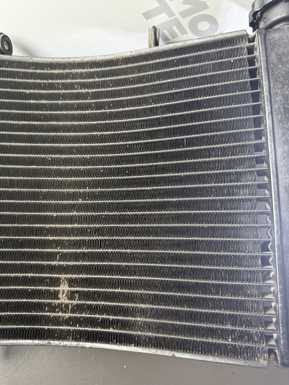 Triumph Street Triple 675R Radiator & Fan Rad 2008-2011  675R Radiator 2010 OEM