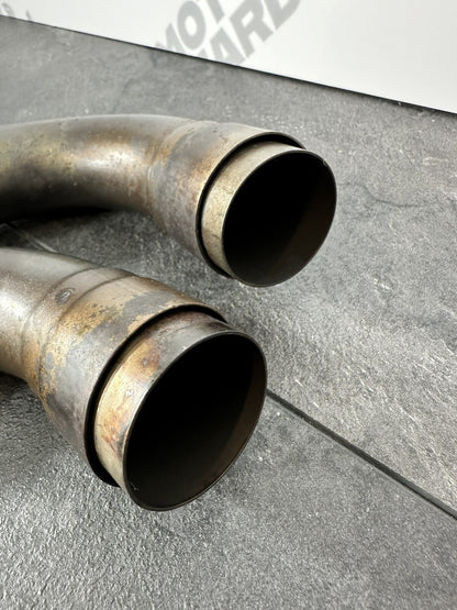 Aprilia Tuono V4 1100 Factory 2020 Rear Downpipes Exhaust 6889 Miles OEM 2019