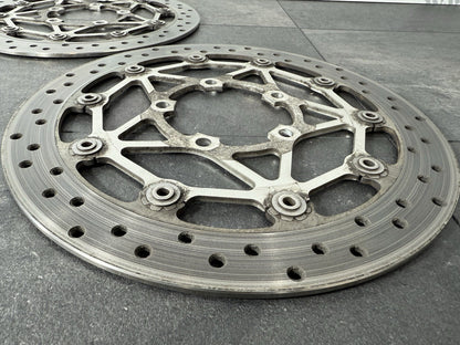 Triumph Street Triple 765 RS 2021 BREMBO Front Brake Discs 21650 Mile 2020-2022