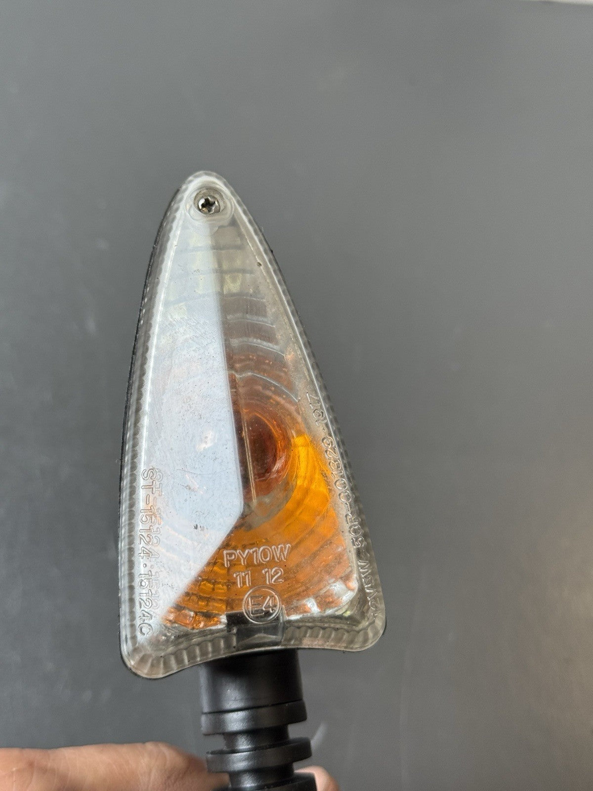 Triumph Street Triple 675R Indicator Assembly 2013-2016  OEM *SMALL CRACK* OEM