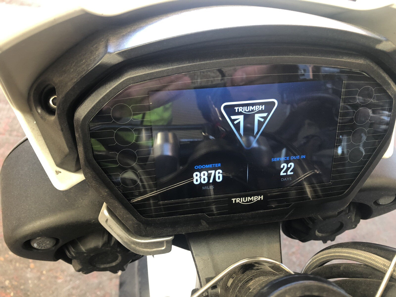 Triumph Street Triple 765 R 2019 Speedo Dash Mount Pivot Only 8876 Miles OEM