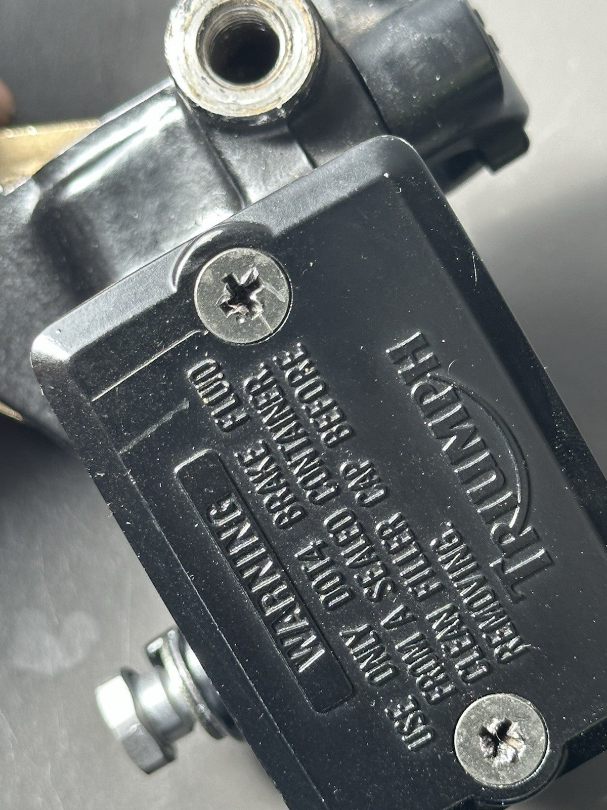 TRIUMPH STREET TRIPLE 675 Front Brake Master Cylinder 2007-2011 OEM Front Brake