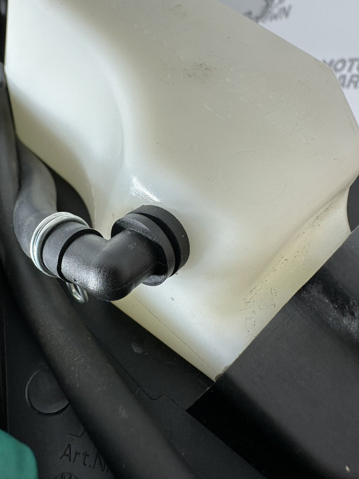 KTM 790 Duke 2020 Coolant Expansion Tank Bottle & Mount 3766 Miles 2018 2019 OEM