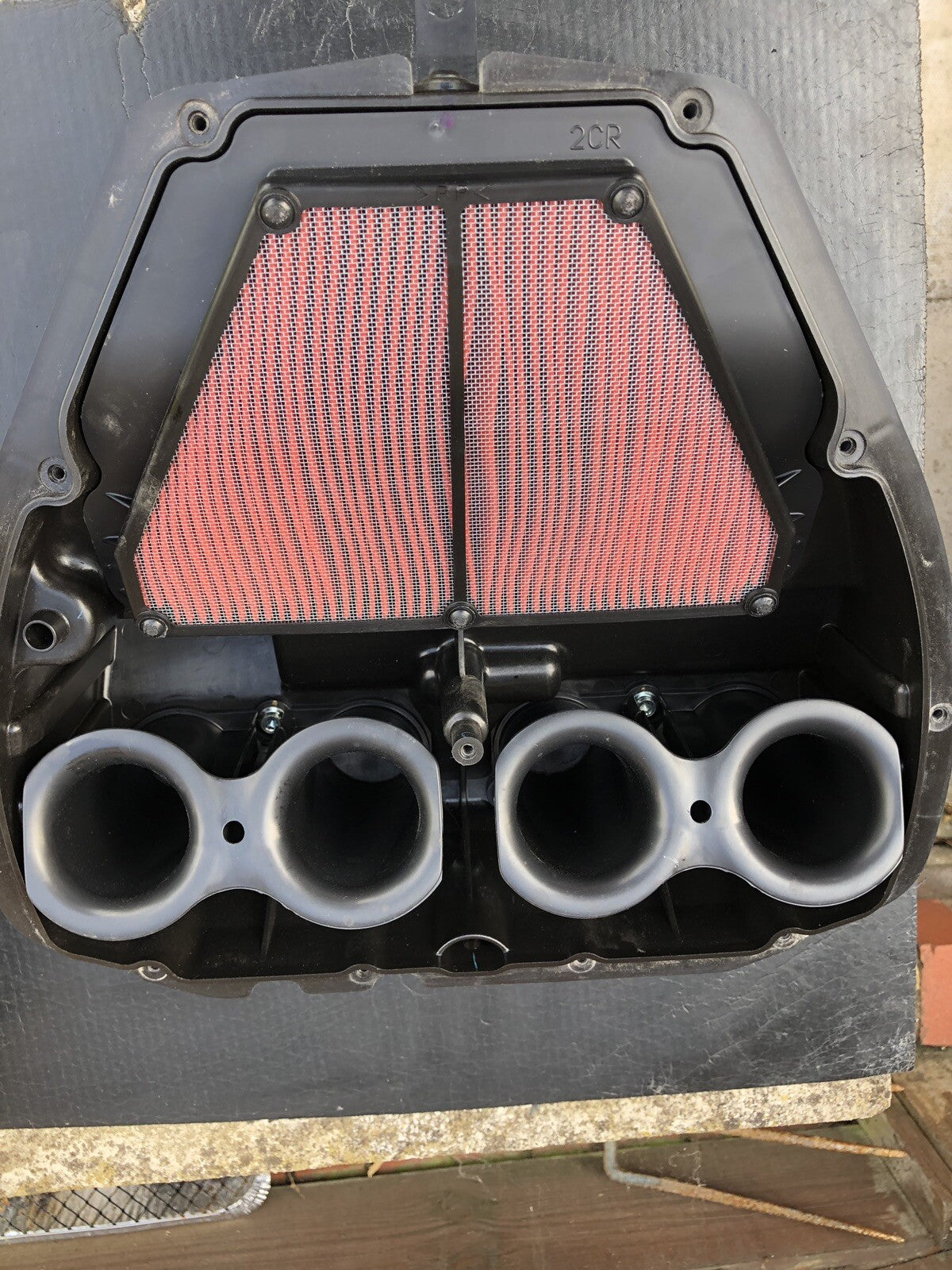 Yamaha MT-10 Airbox Air Intake Trumpets & Filter ABS 2018 Hyper Naked OEM