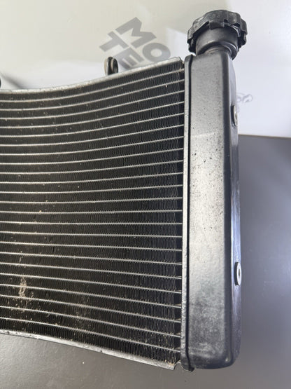 Triumph Street Triple 675R Radiator & Fan Rad 2008-2011  675R Radiator 2010 OEM