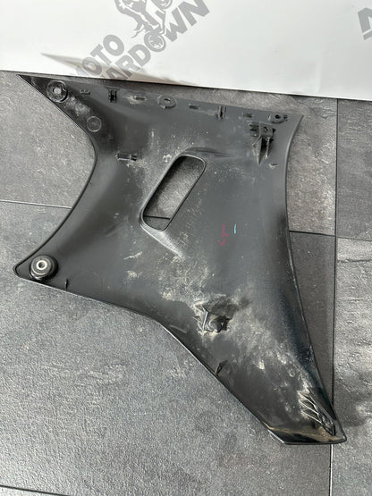 Yamaha R7 690 2024 Left Belly Pan Fairing Panel Only 1784 Mile 2022 2023 OEM