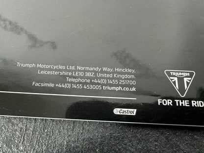 Triumph Street Triple 765 RS 2022 Service History Book Record Hand Book OEM 2023