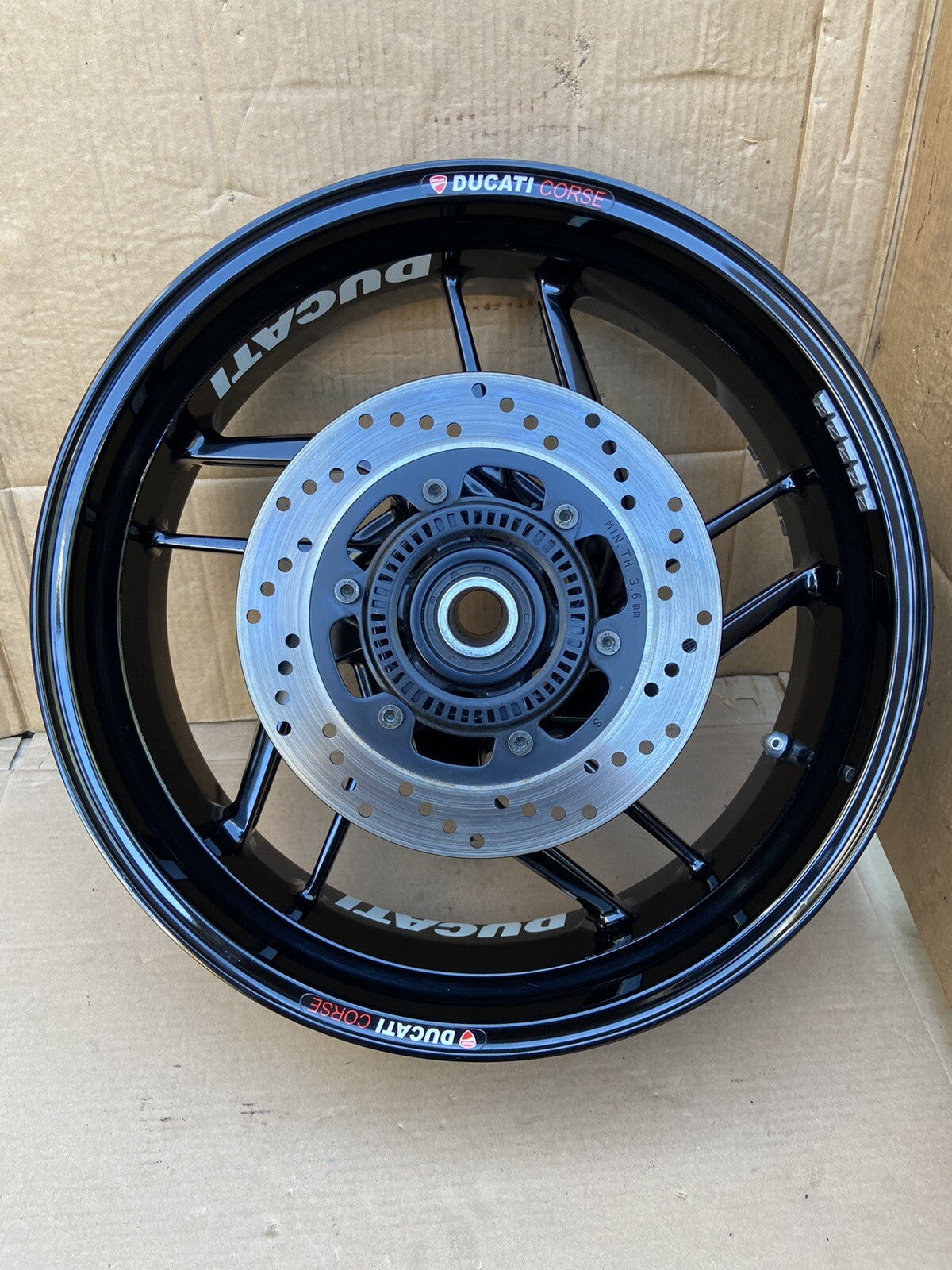 Ducati 959 Panigale rear wheel black Rear Wheel Ducati 959 Rear Wheel Rear Rim