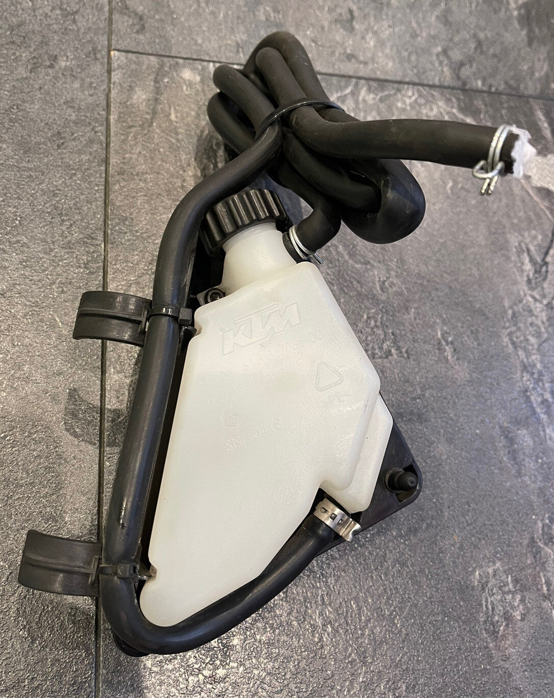 KTM Superduke R 1290 2018 2019 Coolant Expansion Bottle Tank Only 8115 Miles OEM