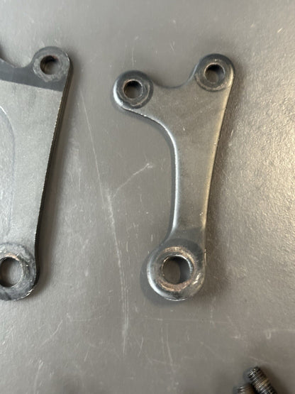 bolts & brackets for a Yamaha MT07 2015 MT07 Engine Mount Bolts NOT COMPLETE SET