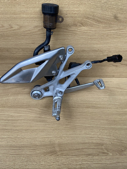 Triumph Street Triple 765RS Right Rearset Footrest Rear Right Assembly 2017-2019